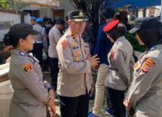 Polres Purwakarta Lakukan Pengamanan Pengosongan Lahan Di Jalan RE Martadinata