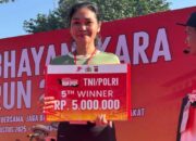 Polwan Polres Purwakarta Raih Juara Dalam Lodaya Bhayangkara Run 2025