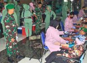 Donor Darah Bakti Teritorial Prima HUT ke-80 TNI, Kodim 0617/Majalengka Himpun 154 Kantong
