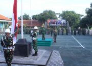 Upacara Pengibaran Bendera di Kodim 0617/Majalengka Berjalan Khidmat