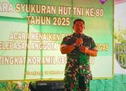 Syukuran HUT ke-80 TNI, Sinergi TNI Diperkuat Lewat Kebersamaan