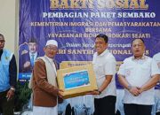 Lapas dan Kanim Cianjur Gelar Bakti Sosial pada Momen Hari Santri Nasional