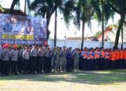 Pemkab Cianjur BPBD dan TNI-Polri Lakukan Apel Kesiapsiagaan Antisipasi Bencana