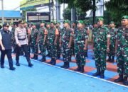 Pgs Kasdim 0617/Majalengka Hadiri Apel Siaga Penanggulangan Bencana Alam
