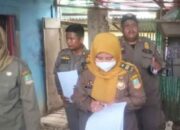Satpol PP Kabupaten Bekasi Keluarkan SP 1 Pembongkaran Bangunan Liar di Bantaran Sungai Kalimalang