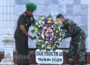Kodim 0617 Gelar Ziarah Rombongan Peringati Hari Juang TNI AD 2025 di TMP Sawala