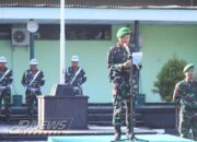 Dandim Majalengka Bacakan Amanat Pangdam Siliwangi di Upacara 17-an Kodim 0617