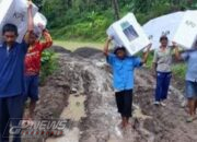 Jalan Penghubung Antar Desa di Agrabinta Rusak Parah Warga Terisolasi