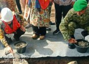 Dandim Majalengka Dampingi Kunjungan Kerja Mendes PDT, Peletakan Batu Pertama KDMP di Gunung Kuning