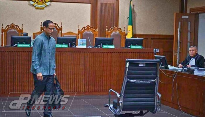 Sidang Perdana Kasus Dugaan Korupsi Pengadaan Laptop CDM Nadim Anwar Makarim