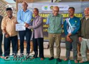 Salurkan Bantuan Sosial ke Masyarakat Ciguntur, PT Daya Mas Geopatra Pangrango B