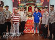 Kapolsek Cikarang Utara Cek Kesiapan Pengamanan Imlek 2577 Kongzili, di Klenteng Tek Seng Bio