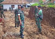 Dansatgas TMMD Ke-127 Kodim 0617/Majalengka Tinjau Langsung Lokasi Pembangunan