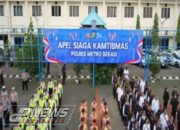 Polres Metro Bekasi Gelar Apel Siaga Kamtibmas Jaga Stabilitas Keamanan Lingkungan