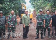Datangi Lokasi, Dansatgas TMMD ke-127 Kodim 0617/Majalengka Cek Pembangunan Jalan Hingga Rutilahu di Blok Pahing