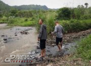 Jebolnya 100 Meter Bibir Sungai Cipelang di Gunung Guruh Diduga Akibat Tambang Pasir Ilegal
