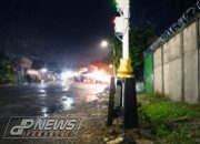 Pengerjaan Cor Tiang PJU di Jalan Raya Pelabuhan II Lembursitu Dinilai Tak Layak