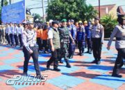 Dandim 0617/Majalengka Hadiri Apel Gelar Pasukan Operasi Ketupat Lodaya 2026 dan Pemusnahan Ribuan Botol Miras di Polres Majalengka