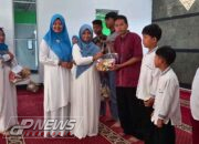 Indahnya Berbagi di Bulan Ramadan, Ketua Persit KCK Cabang XXVIII Kodim 0617/Majalengka Santuni Anak Yatim