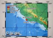Gempa Bumi Magnitudo 5,4 Guncang Wilayah Sukabumi, Terasa hingga Jakarta