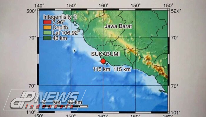 Gempa Bumi Magnitudo 5,4 Guncang Wilayah Sukabumi, Terasa hingga Jakarta