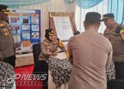 Kapolres Metro Bekasi Tinjau Pos Pelayanan dan Pengamanan Arus Mudik Lebaran