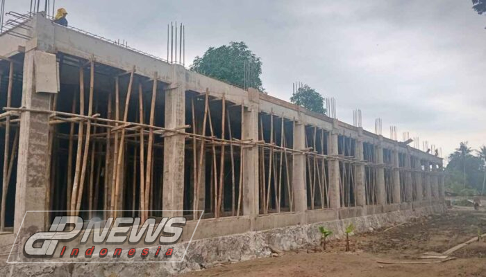Pembangunan Gedung SMK Atmanegara di Labansari Diduga Berjalan Tanpa Papan Informasi dan Izin Lengkap