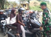 Amankan Wisata Terasering Panyaweyan, Babinsa Sertu Hendra: Kami Pastikan Pengunjung Nyaman