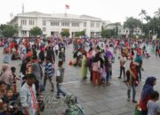 Kota Tua Kembali Dipadati Ribuan Wisatawan Saat Libur Lebaran