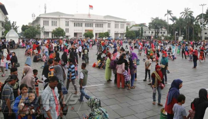 Kota Tua Kembali Dipadati Ribuan Wisatawan Saat Libur Lebaran