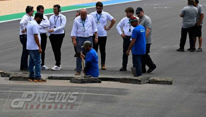 MotoGP Ungkap Penyebab Aspal Sirkuit Brasil Amblas