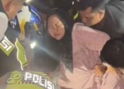 Evakuasi Dramatis Perempuan Terperosok Parit di Cipanas Cianjur, Berhasil Diselamatkan Polisi