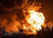Kebakaran Melanda Gudang Pengisian LPG di Kelurahan Cimuning