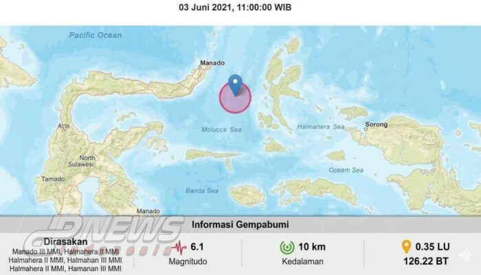 Gempa Magnitudo 7,6 Guncang Bitung, Satu Korban Jiwa dan Tsunami Terdeteksi