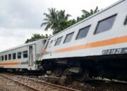 KA Bangunkarta Relasi Jombang-Pasarsenen Anjlok di Bumiayu, Brebes