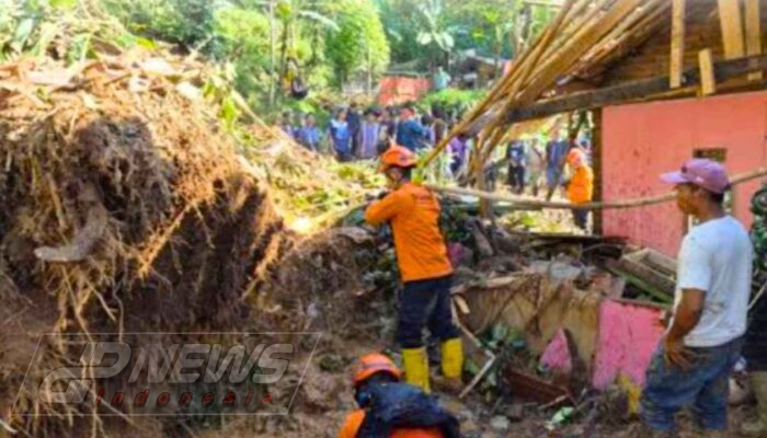 Longsor di Sumedang Tewaskan Satu Orang, Satu Korban Masih Tertimbun