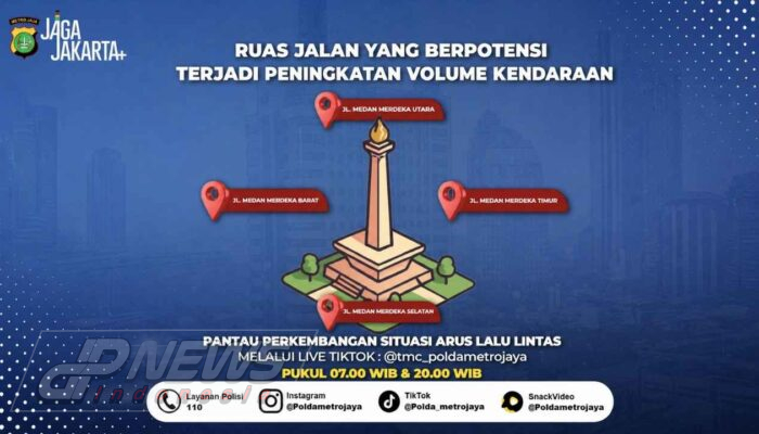 May Day Fiesta 2026 di Monas, Lalu Lintas Diprediksi Meningkat, Polisi Siapkan Rekayasa Situasional