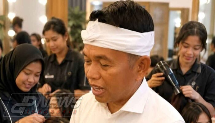 KDM Fasilitasi Siswi SMKN 2 Garut ke Salon Pasca Pemotongan Rambut Paksa oleh Guru BK