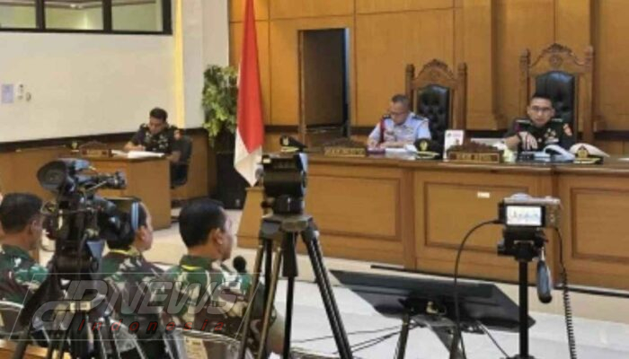 Hakim Militer Kritik Keras Terdakwa Kasus Andrie Yunus: “Goblok Banget” Pakai Tumbler untuk Siram Air Keras