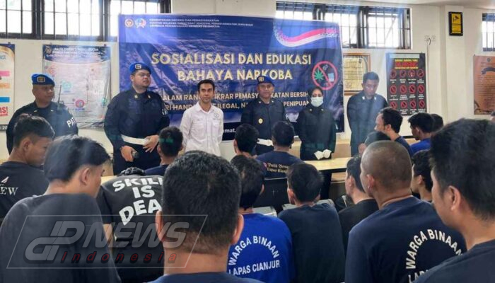 Sosialisasi Bahaya Narkoba Bersama BNN untuk warga binaan lapas Cianjur