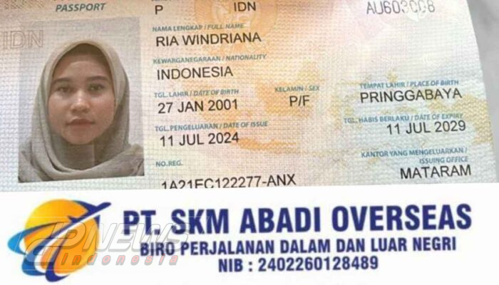 Sakit dan Ingin Pulang, PMI Asal Lombok Timur Malah Dituntut Denda PT SKM Abadi Overseas 30 Juta Rupiah