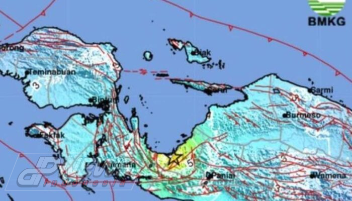 Gempa Magnitudo 3,6 Guncang Nabire, Papua Tengah