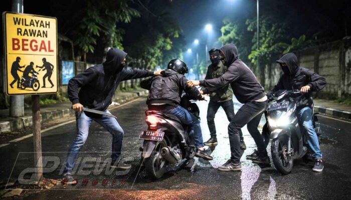 Waspada Begal di Jabodetabek: Bekasi, Depok, dan Tangerang Jadi Wilayah Paling Rawan