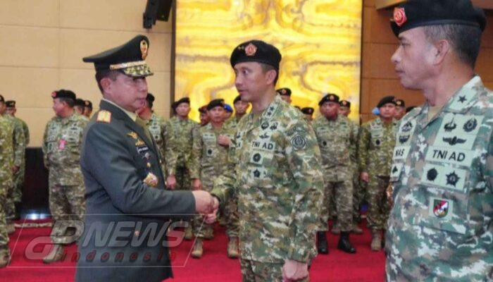 Panglima TNI Lantik Brigjen Muhammad Nas sebagai Kapuspen TNI