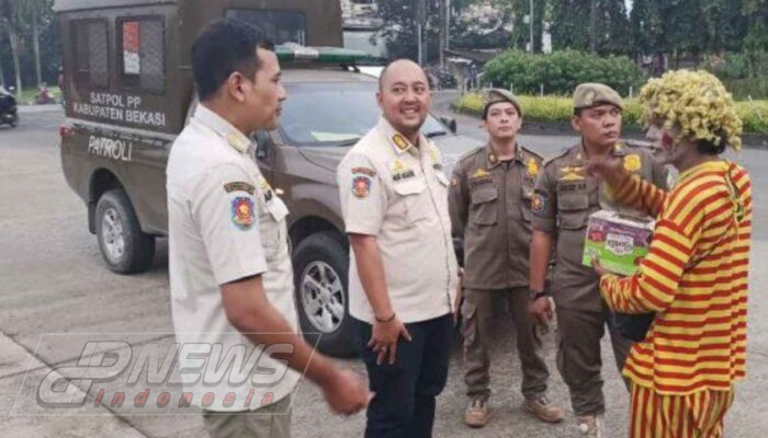 Menjaga Ketertiban Umum Pol PP Bekasi Laksanakan Kegiatan Monitoring Penegakan Perda di Cikarang Utara