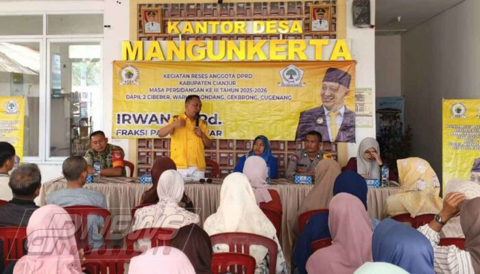 Irwan DPRD Cianjur Reses di Mangunkerta, Fokus Perbaikan Infrastruktur dan Bantuan Pipanisasi
