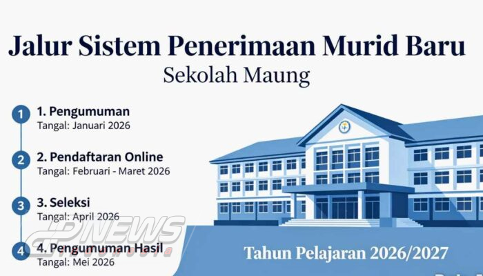 Pendaftaran SPMB Sekolah Maung Resmi Dibuka Mulai Senin