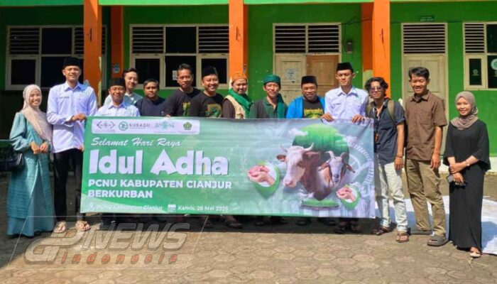 Idul Adha Penuh Kepedulian, PCNU Cianjur Kurbankan 1 Sapi dan 7 Domba