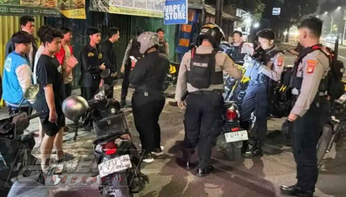 Polres Jakpus Gelar Razia Begal Skala Besar, Dua Terduga Curanmor Bawa Kunci T Diamankan