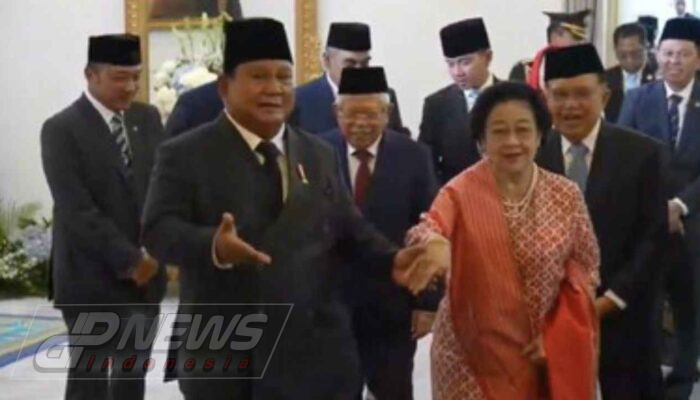 Megawati Dampingi Prabowo Pimpin Upacara Peringatan Hari Lahir Pancasila